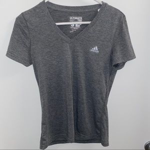 Adidas Ultimate Tee in Gray
